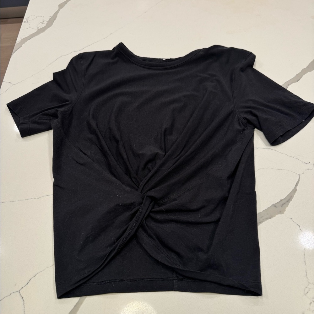 Lululemon Black Twist Front Women's Top